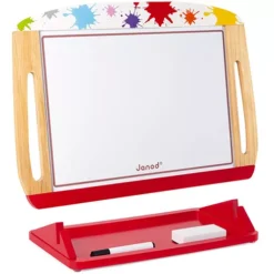 Janod Krijt- En Tekenbord Splash -Speelgoedwinkel janod dubbelzijdig schoolbord tafelmodel splash 4