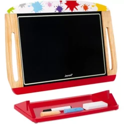 Janod Krijt- En Tekenbord Splash -Speelgoedwinkel janod dubbelzijdig schoolbord tafelmodel splash 5