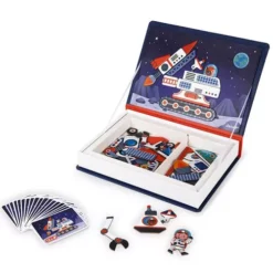 Janod Magneetboek Heelal - 52st -Speelgoedwinkel janod magneetboek heelal 52st 4