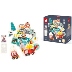 Janod Magneten Stad - 24st -Speelgoedwinkel janod magneten stad 24st