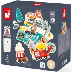 Janod Magneten Stad - 24st -Speelgoedwinkel janod magneten stad 24st 2