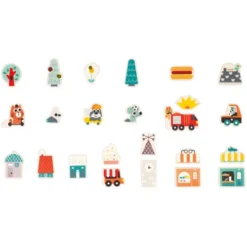 Janod Magneten Stad - 24st -Speelgoedwinkel janod magneten stad 24st 4