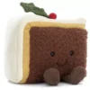 Jellycat Amuseables Knuffeltaart Kerst - 10 Cm -Speelgoedwinkel jellycat amuseables knuffeltaart kerst 10 cm