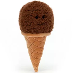 Jellycat Irresistable Ice Cream Knuffelijsje Chocolate - 18 Cm