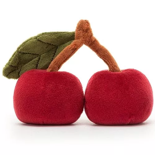 Jellycat Knuffelkersen - 9 Cm 4 Jellycat Knuffelkersen - 9 Cm - Afbeelding 2