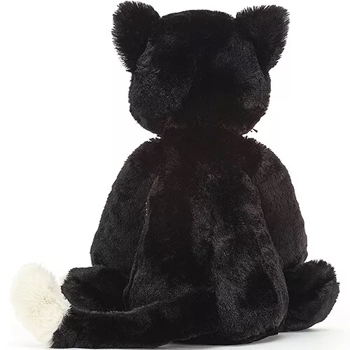 Jellycat Knuffelpoes Bashful Black Kitten - 31 Cm 4 Jellycat Knuffelpoes Bashful Black Kitten - 31 Cm - Afbeelding 2