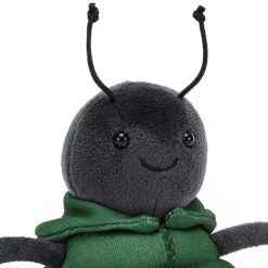 Jellycat Knuffelspin Anoraknid Black - 13 Cm -Speelgoedwinkel jellycat knuffelspin anoraknid black 13 cm 4