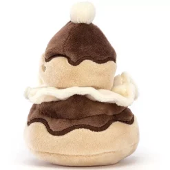 Jellycat Pretty Patisserie Knuffelgebakje Religieuse - 9 Cm -Speelgoedwinkel jellycat pretty patisserie knuffelgebakje religieuse 9 cm 6