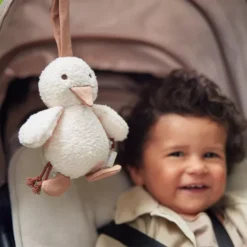 Jollein Activiteitenknuffel Duck - Spring Garden -Speelgoedwinkel jollein activiteitenknuffel duck spring garden 2