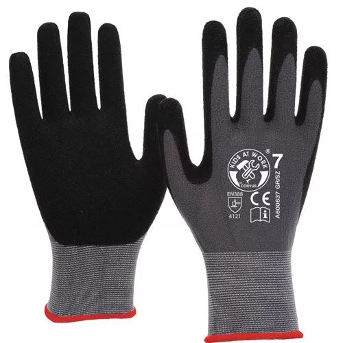 Kids At Work Beschermhandschoenen 6-7 Jr 3 Kids At Work Beschermhandschoenen 6-7 Jr