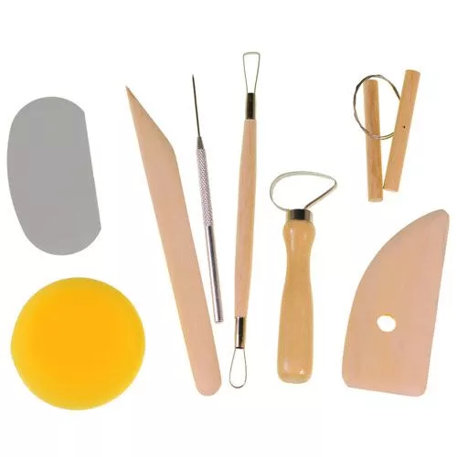 Kids At Work Pottenbakkers Gereedschap (8st) 3 Kids At Work Pottenbakkers Gereedschap (8st)