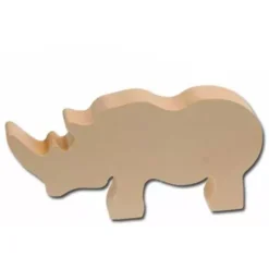 Kids At Work Snijhout Vorm - Neushoorn