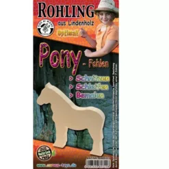 Kids At Work Snijhout Vorm - Ponyveulen 5 Kids At Work Snijhout Vorm - Ponyveulen -Speelgoedwinkel kids at work snijhout vorm ponyveulen 1