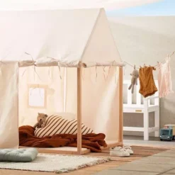 Kids Concept Speelhuis - Naturel -Speelgoedwinkel kids concept speelhuis naturel4
