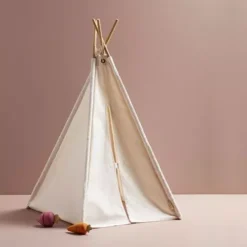 Kids Concept Tipi Wigwam Mini - Naturel 53x53x75 Cm -Speelgoedwinkel kids concept tipi wigwam mini naturel 53x53x75 cm
