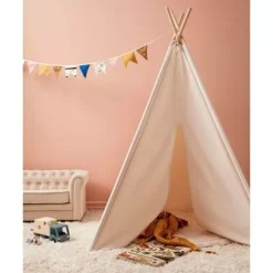 Kids Concept Tipi Wigwam - Naturel -Speelgoedwinkel kids concept tipi wigwam naturel3