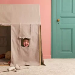 Kids Concept Speelhuis - Beige -Speelgoedwinkel kids concept speelhuis beige 2