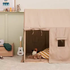 Kids Concept Speelhuis - Beige -Speelgoedwinkel kids concept speelhuis beige 3