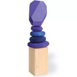 Grimm's Stapelset Kiezelstenen Limited Edition - Paars -Speelgoedwinkel kiezels paars3