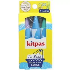 Kitpas Badkrijtjes Groen, Blauw, Violet - 3st