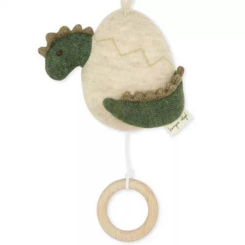 Konges Sløjd Muziekdoosje Baby Dinosaurus 4 Konges Sløjd Muziekdoosje Baby Dinosaurus - Afbeelding 2