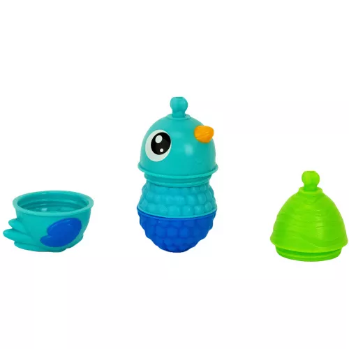 Lalaboom Klikkralen Vogel En Bij - Blauw - 6st 6 Lalaboom Klikkralen Vogel En Bij - Blauw - 6st - Afbeelding 4