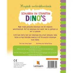 Lantaarn Publishers Magisch Waterkleurboek - Dino's -Speelgoedwinkel lantaarn publishers magisch waterkleurboek dino s 2