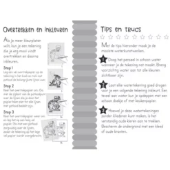 Lantaarn Publishers Magisch Waterkleurboek - Dino's -Speelgoedwinkel lantaarn publishers magisch waterkleurboek dino s 4