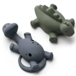 Liewood Badspeeltje Algi Dino - Blue Mix - 2st