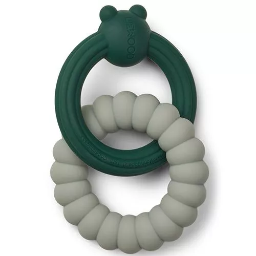 Liewood Bijtring Herbert - Mr Bear Green Mix 3 Liewood Bijtring Herbert - Mr Bear Green Mix