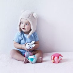 Lilliputiens Activiteitenrammelaars Bosdieren - 4st -Speelgoedwinkel lilliputiens activiteitenrammelaars bosdieren 4st