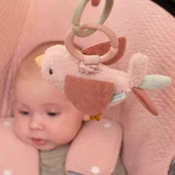 Little Dutch Knuffelvogel Bibberpopje - Flowers & Butterflies -Speelgoedwinkel little dutch knuffelvogel bibberpopje flowers butterflies 6