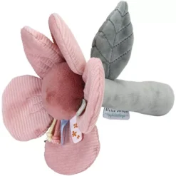 Little Dutch Knuffelbloem Met Rammelaar - Flowers & Butterflies -Speelgoedwinkel little dutch rammelaar bloem flowers butterflies 2