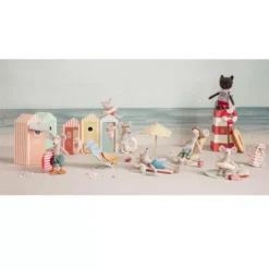 Maileg Poppenboot Gele Strepen -Speelgoedwinkel maileg strandparasol 16 cm 2