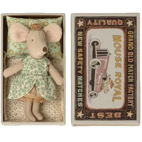 Maileg Knuffelmuis Kleine Zus - Prinses In Luciferdoosje - 10 Cm 5 Maileg Knuffelmuis Kleine Zus - Prinses In Luciferdoosje - 10 Cm - Afbeelding 3