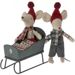 Maileg Poppenslee - Groen - 12 Cm -Speelgoedwinkel maileg poppenslee groen 12 2