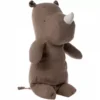 Maileg Safari Friends Neushoorn - Lichtbruin - 34 Cm -Speelgoedwinkel maileg safari friends neushoorn lichtbruin 34 cm