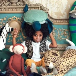 Meri-Meri Meri Meri Knuffelaap Baboo - 70 Cm -Speelgoedwinkel meri meri knuffelluipaard rani 89 cm ilovespeelgoed141 1