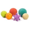 Miniland Sensorische Ballen - 6st -Speelgoedwinkel miniland rubberen speelballen
