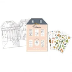 Moulin Roty Kleurboek Met Stickers Les Parisiennes