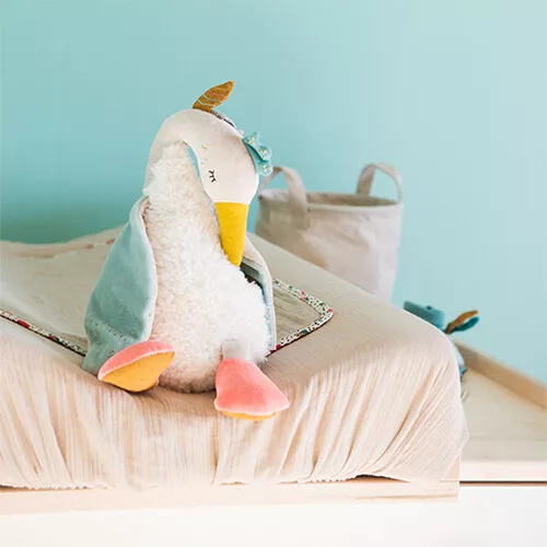 Moulin Roty Knuffelgans Met Muziek - Afbeelding 2