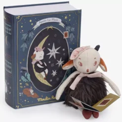 Moulin Roty Knuffelschaap In Boek -Speelgoedwinkel moulin roty knuffelschaap in boek 8