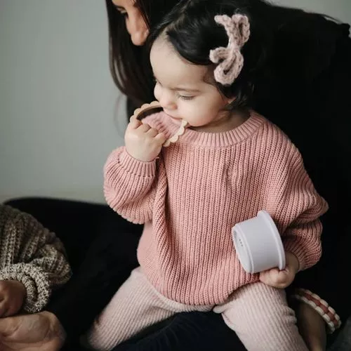 Mushie Bijtring Armband - Dried Thyme-natural-berry - 3st 4 Mushie Bijtring Armband - Dried Thyme-natural-berry - 3st - Afbeelding 2