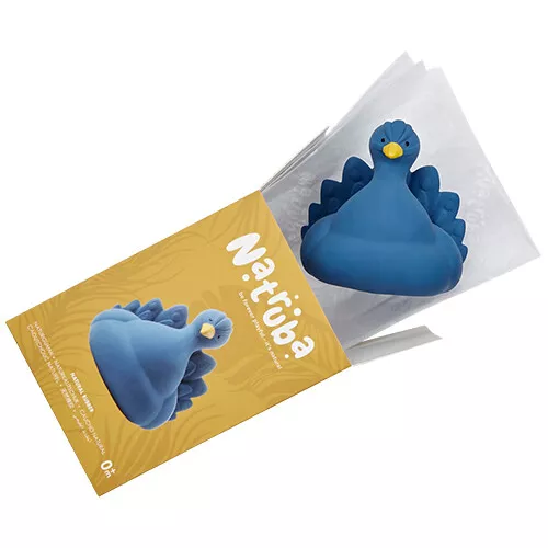 Natruba Bijt- & Badspeelgoed Pauw - Blauw 6 Natruba Bijt- & Badspeelgoed Pauw - Blauw - Afbeelding 4