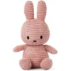 Nijntje-miffy Corduroy Knuffelkonijn 23 Cm - Lichtroze