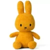 Nijntje-miffy Corduroy Knuffelkonijn 23 Cm - Mosterd