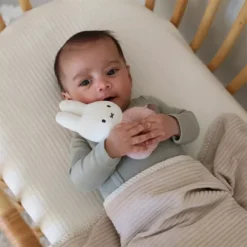 Nijntje Fluffy Rammelaar Nijntje - Roze -Speelgoedwinkel nijntje miffy fluffy rammelaar nijntje roze3