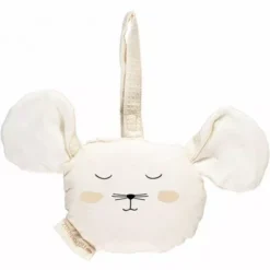 Nobodinoz Clip-on Rammelaar Muis - Natural