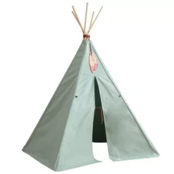 Nobodinoz Tipi Wigwam Nevada - Provence Green -Speelgoedwinkel nobodinoz tipi wigwam nevada provence green 1