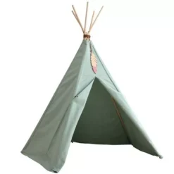 Nobodinoz Tipi Wigwam Nevada - Provence Green -Speelgoedwinkel nobodinoz tipi wigwam nevada provence green 2